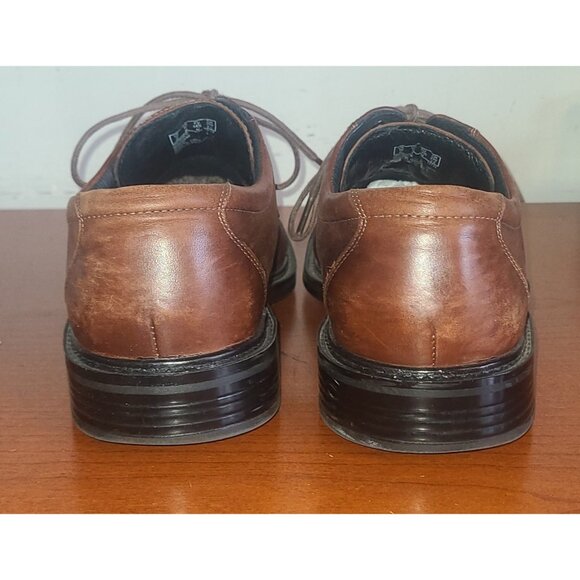 BOSTONIAN MEN'S SHOES 11M FLEXLITE  BROWN LEATHER BICYCLE TOE - Picture 8 of 10